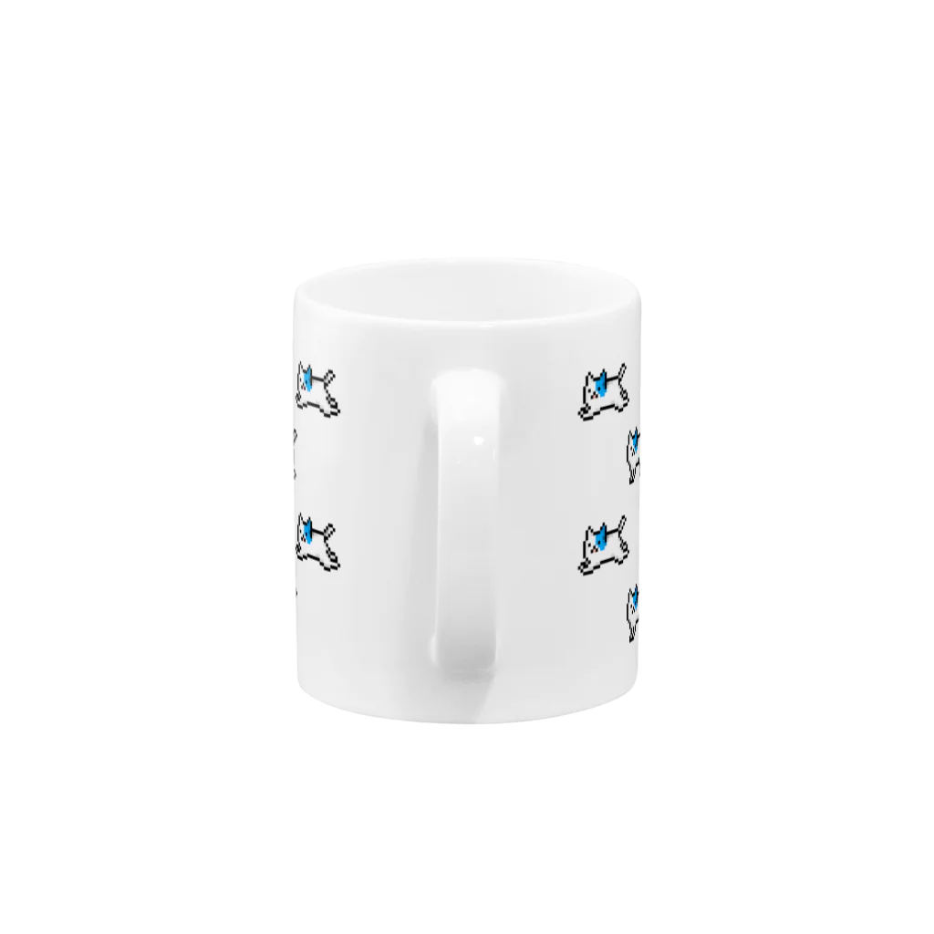 BAN-8KUのドット絵こねこ Mug :handle