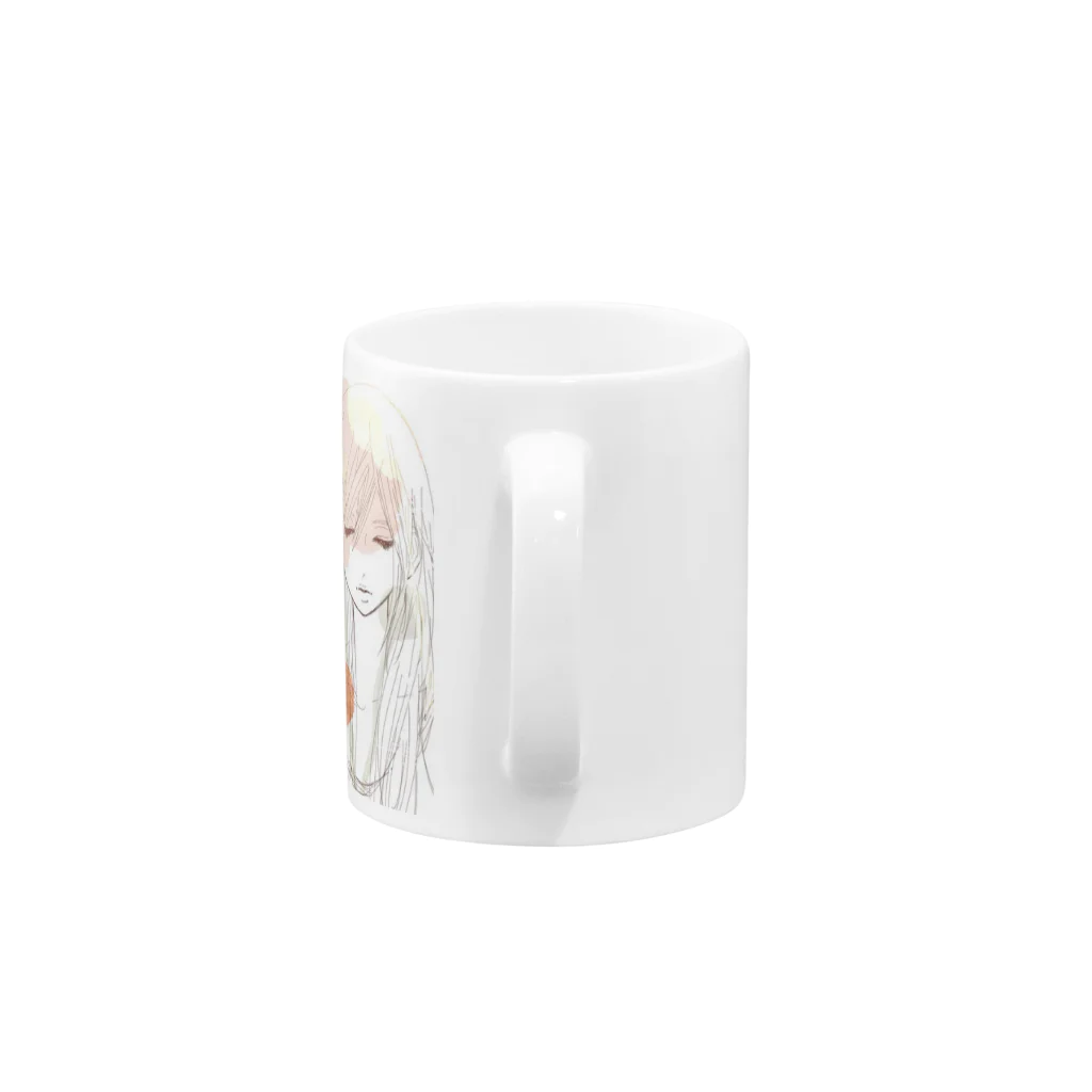 yuki-nのポピーガール Mug :handle