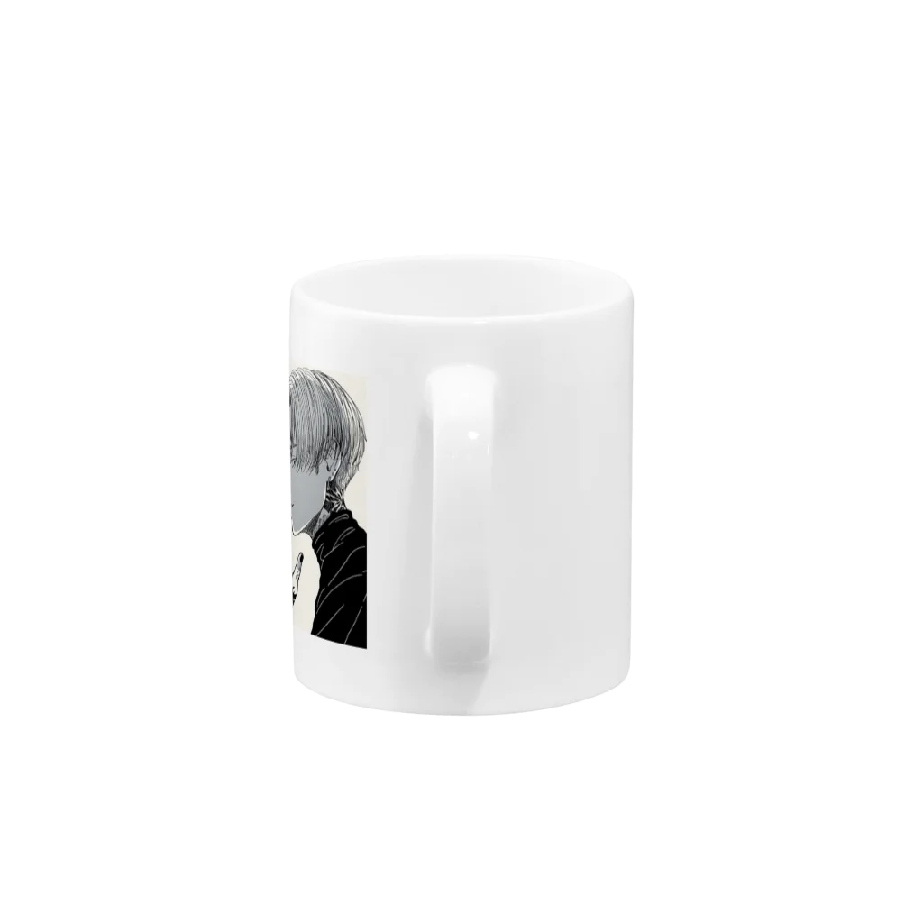 tokoshinaeのモード系男子 Mug :handle