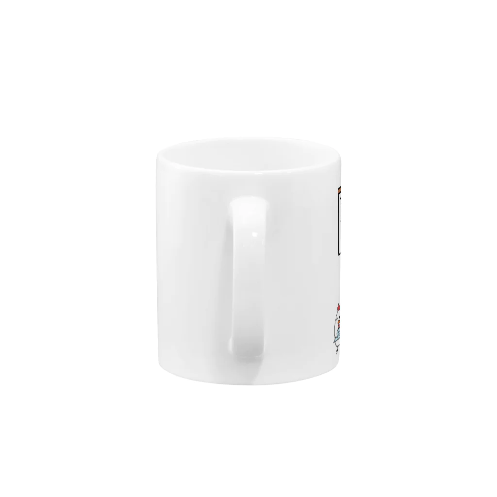 ほいくんの気まぐれ商店街のほいくん～桃太郎印のマグカップ Mug :handle