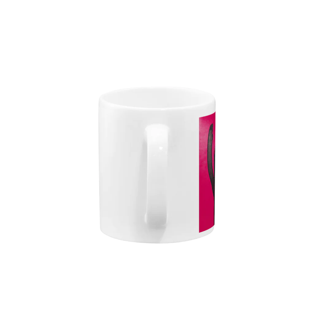 Yamamotoのbanzai girl pink Mug :handle