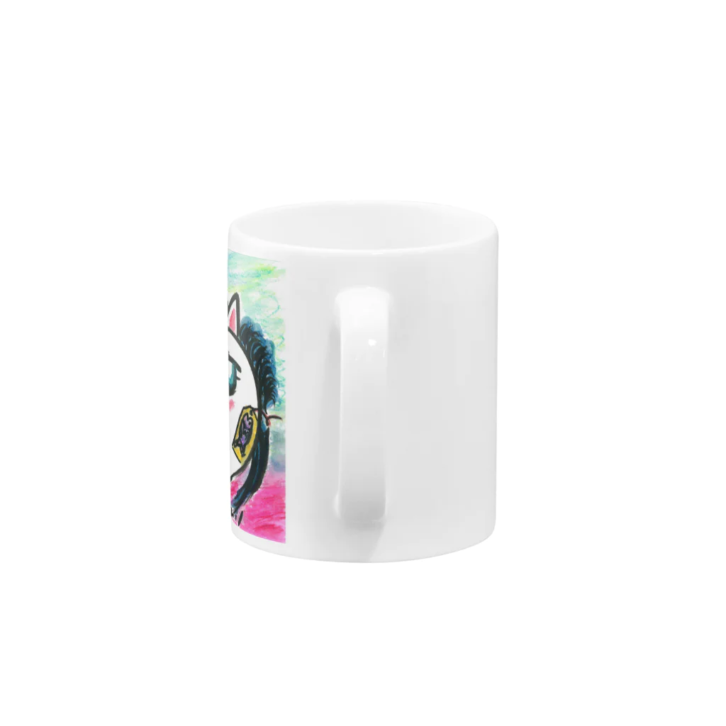 ユニコーンのしっぽのユニコーンとエイプリルフール Mug :handle