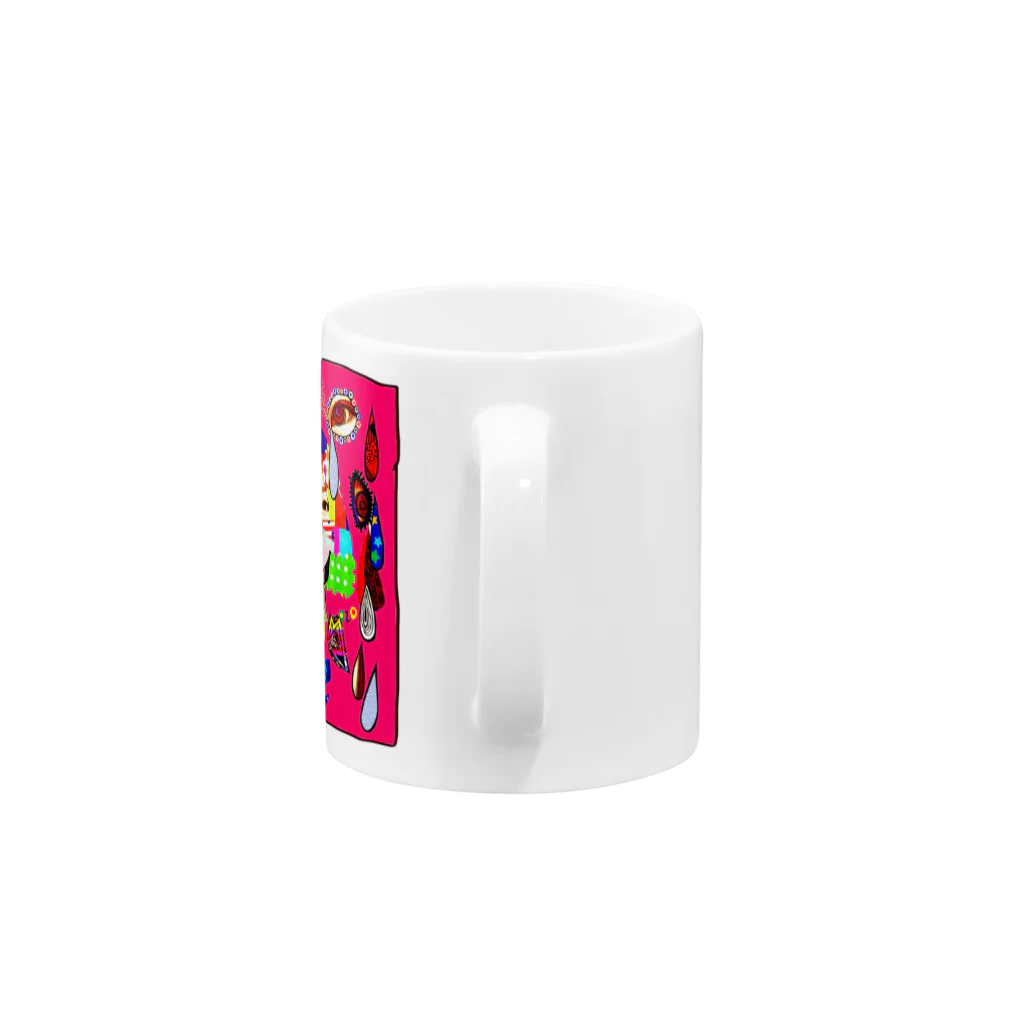 OMENYAのノーズ・コンプレックス Mug :handle