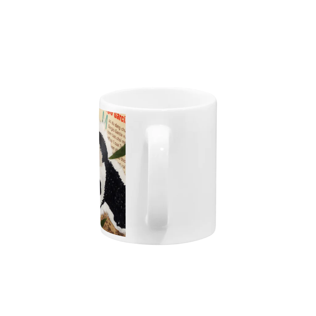 YONEのパンぱんだ Mug :handle