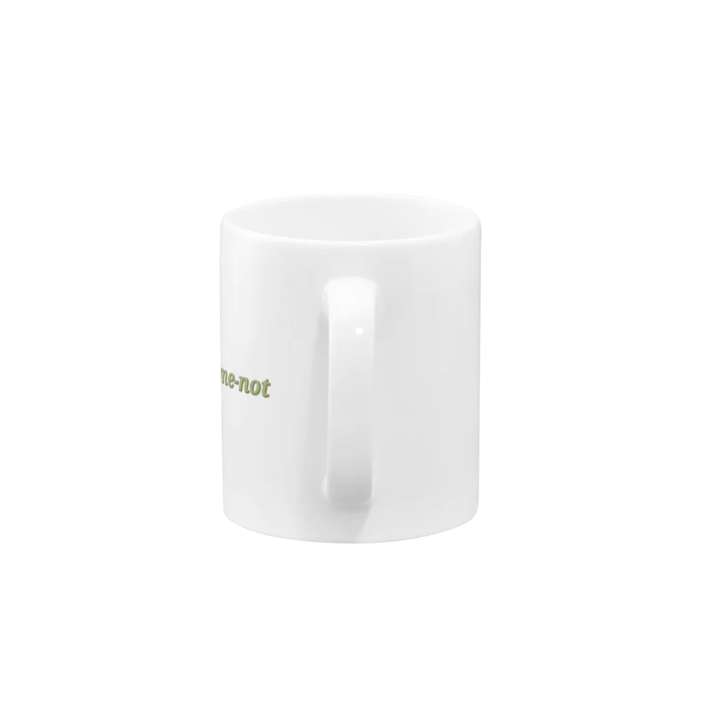 kikishopのForget-me-not(green) Mug :handle