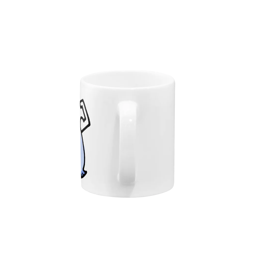 Mark Squier Design SUZURI店のきんにくうお Mug :handle