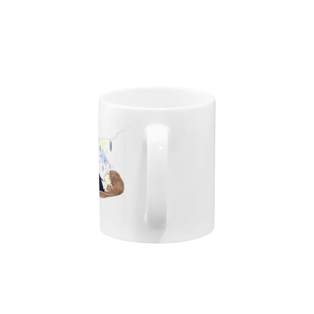 ゴリラの人の先には Mug :handle