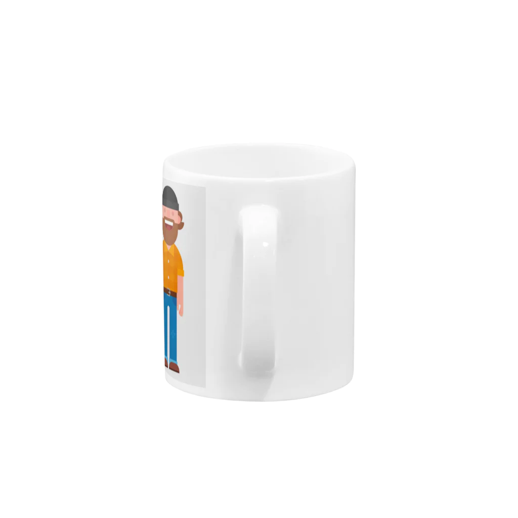 かみむらのおみせのおっちゃん Mug :handle