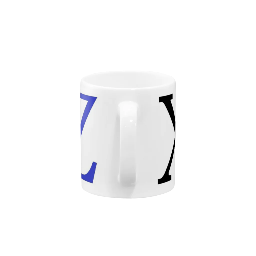 アメリカンベース のXYZ  グッズ　アルファベット Mug :handle