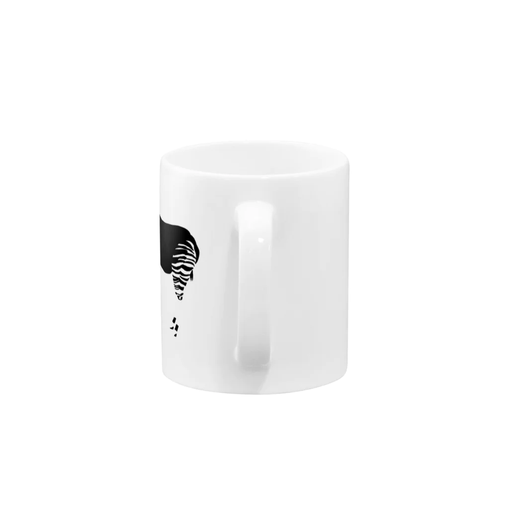 crane_and_horseのオカピ Mug :handle