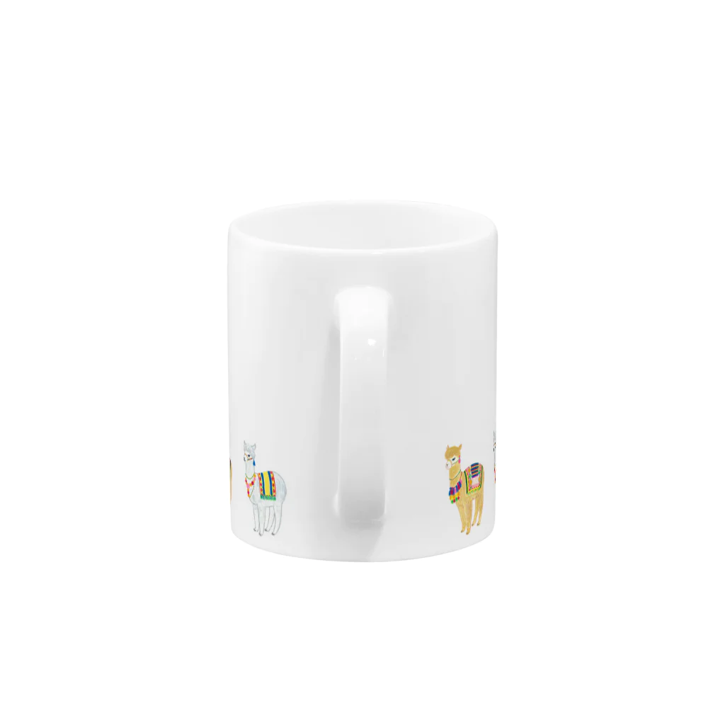 yminaminのアルパカマグB Mug :handle