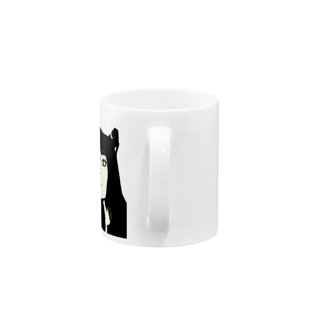 Danke Shoot Coffeeの猫被りの女性 Mug :handle