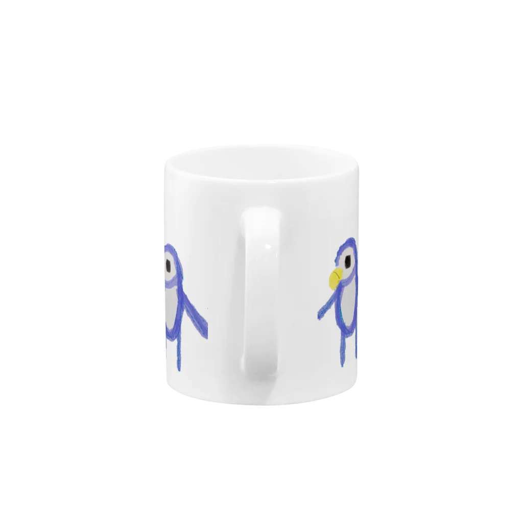 真奈美のスタイリッシュペンギンズ Mug :handle