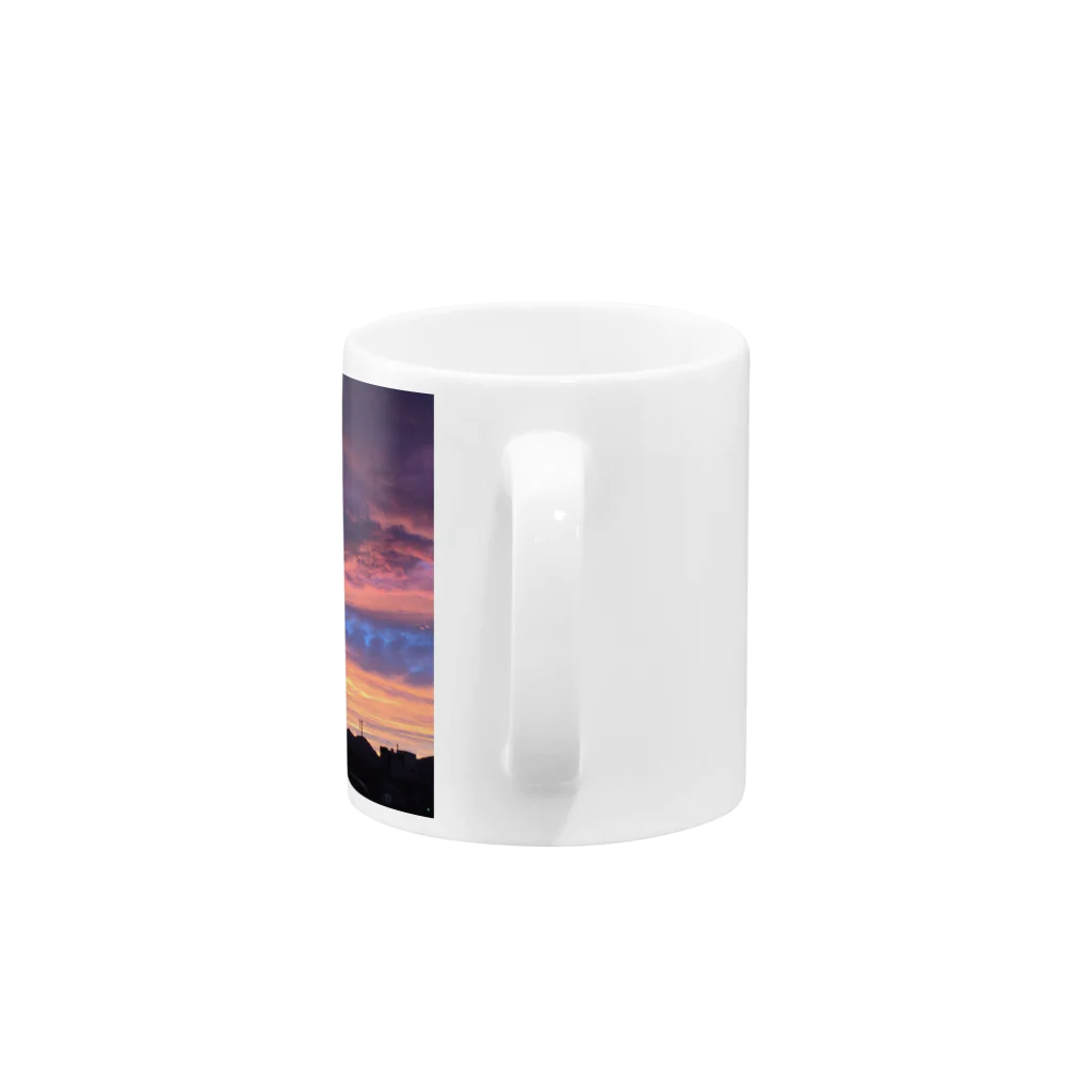 クサナギの夕焼け Mug :handle