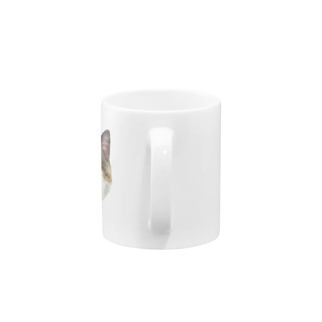 utanogoodsのあくび猫 Mug :handle