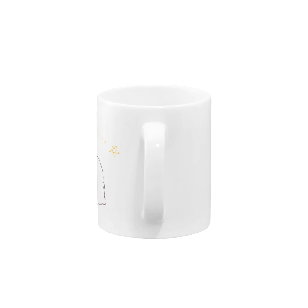 かじきのまるく星をみる Mug :handle