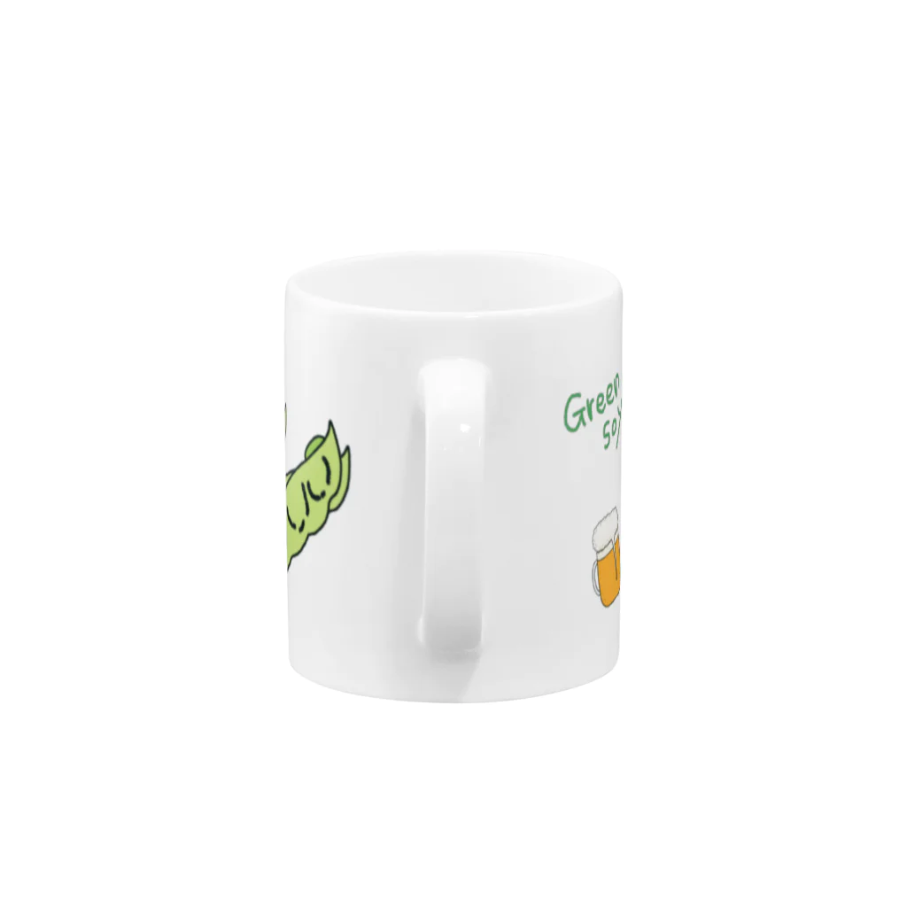 maachan820のGreen soybeans-枝豆- Mug :handle