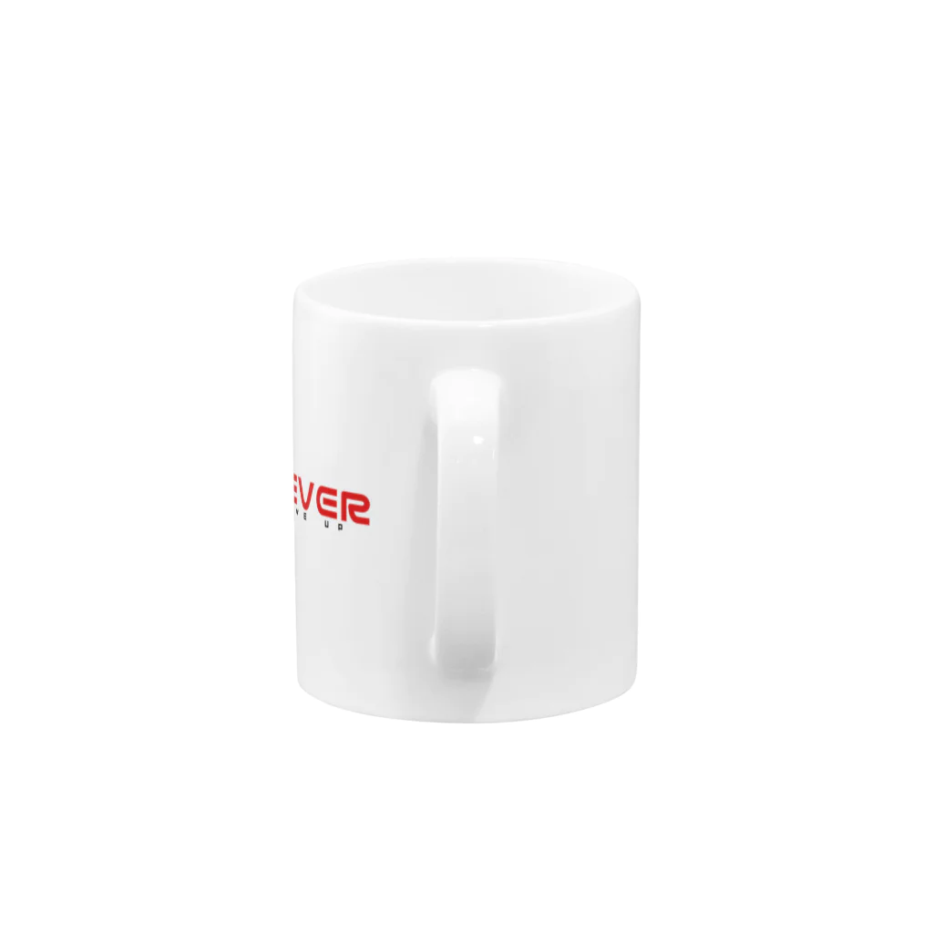 ねおんのやらNEVER GIVE UP Mug :handle