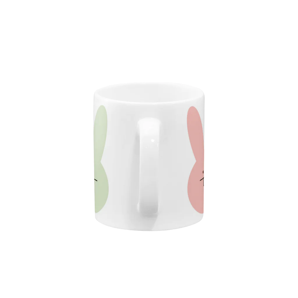 ヤマメファクトリーのうさぎでやんす（colorful） Mug :handle