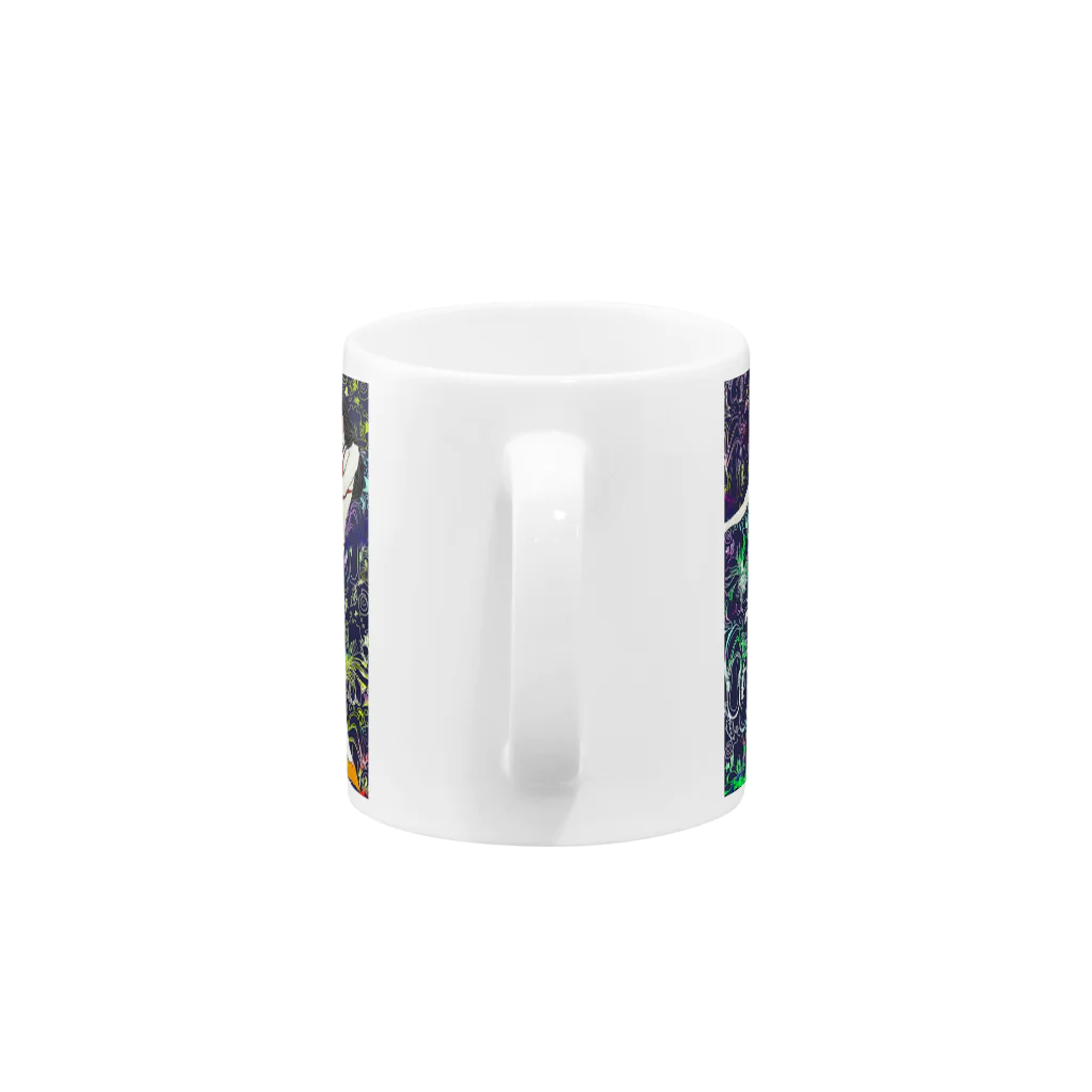 namacotの水中花 Mug :handle