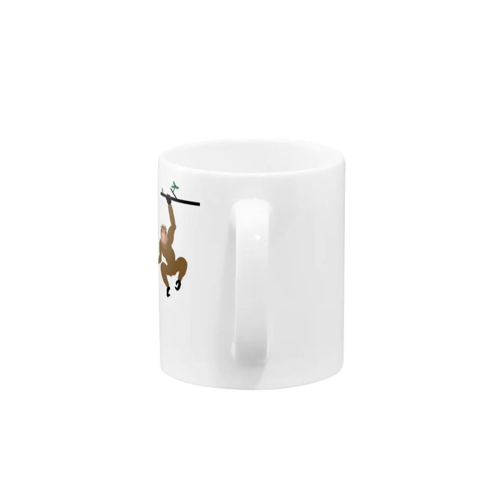 ジルトチッチのデザインボックスのもんきー　パンチ　No.24　のお猿グッズ Mug :handle