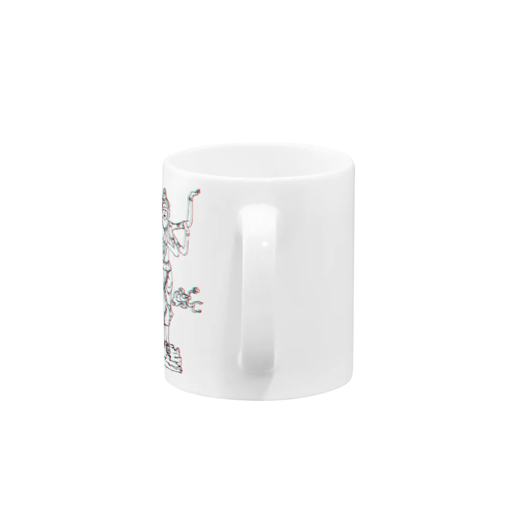 おばあちゃんの仏画屋さんのおばあちゃんの仏画 Mug :handle