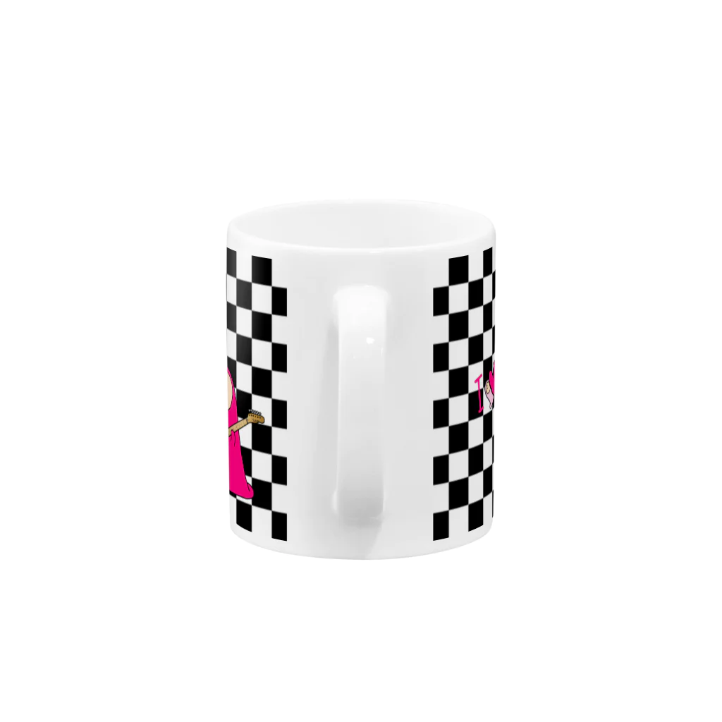 フトンナメクジのI LOVE MUSIC - アイラヴミュージック バンドVer. Mug :handle