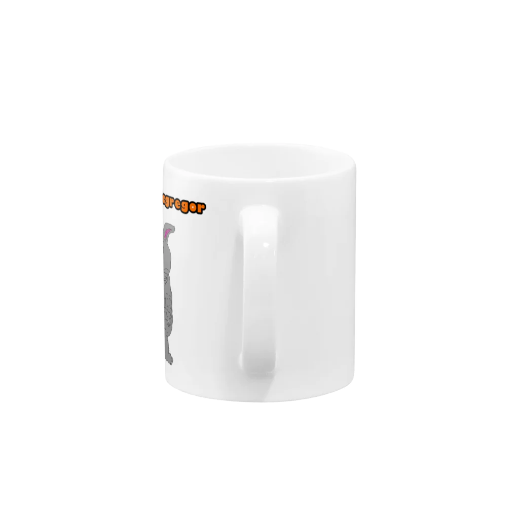 CrazyMcgregorのクレイジーラビットグッズ Mug :handle