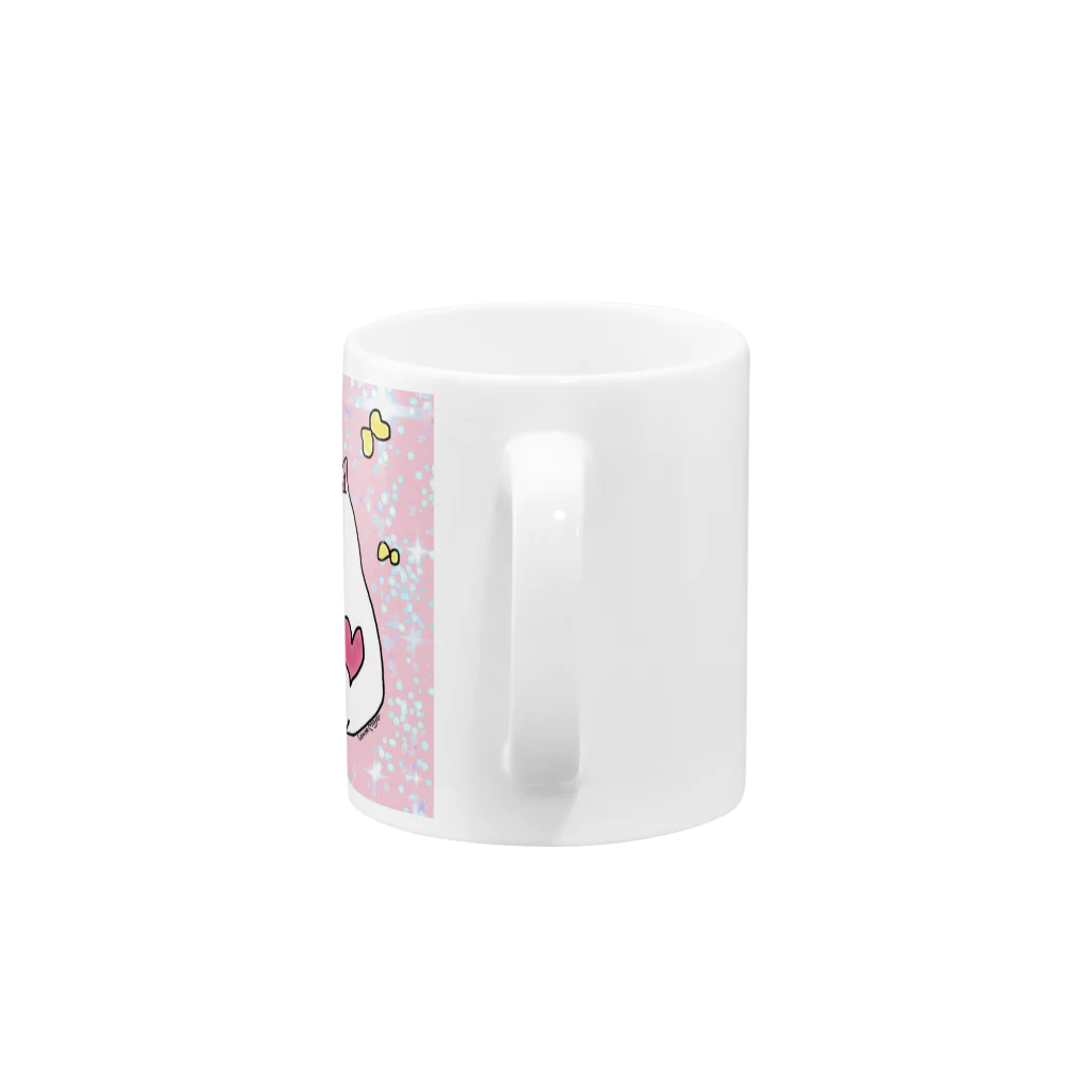 WataMayuroom☆のぽかぽか Mug :handle