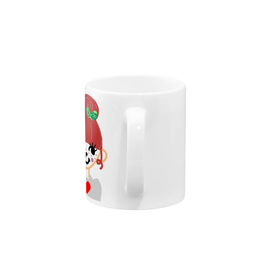 パオのstrawberry girl Mug :handle