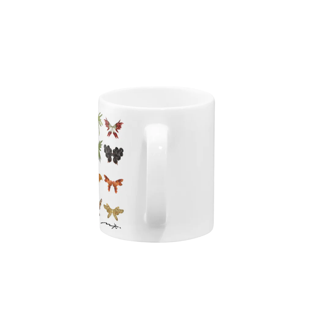 TAKUMIX WEB STOREの「Lif-e-Motion」蝶 Mug :handle