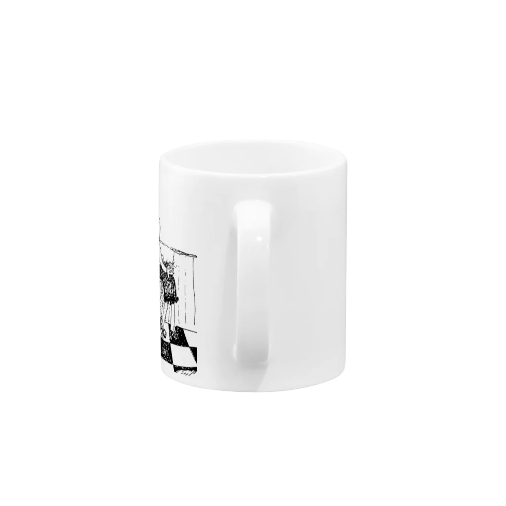 izumi_salonのカフェテリア Mug :handle