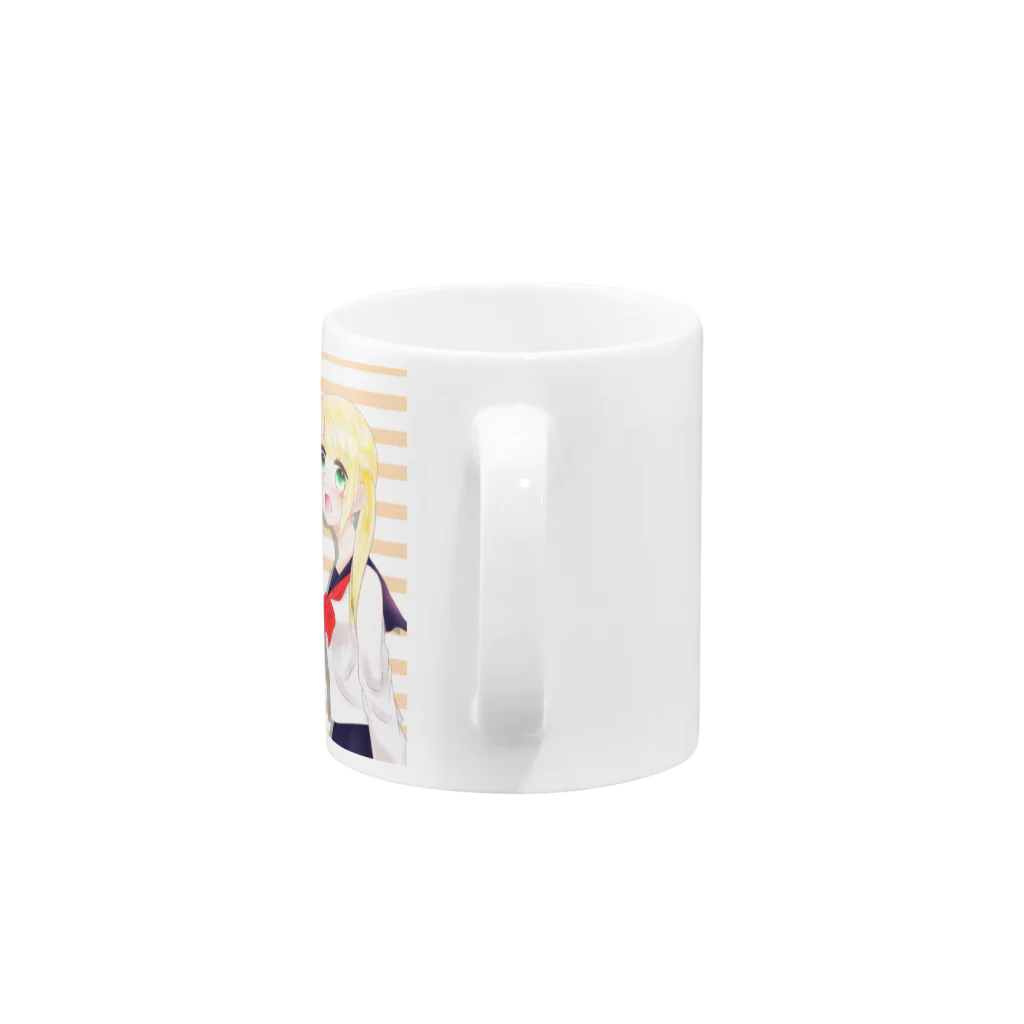 ぺっこのツインテール少女 Mug :handle