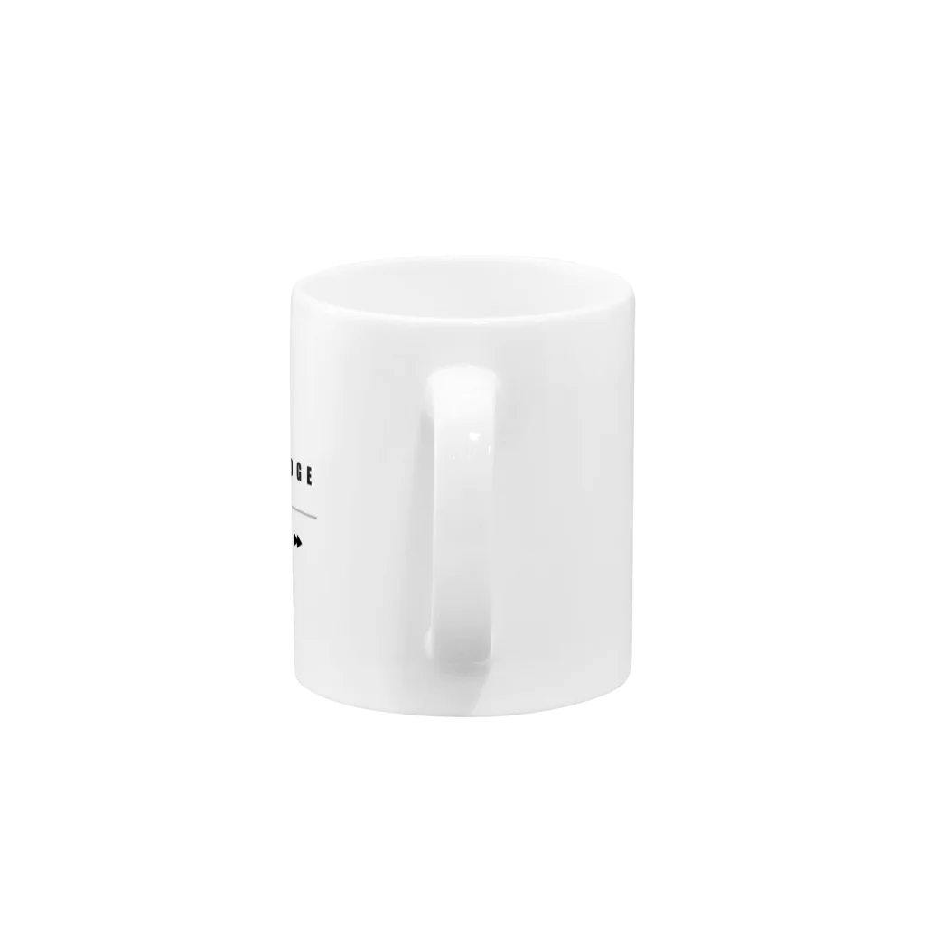 D-BRIDGEのPLAY_white Mug :handle