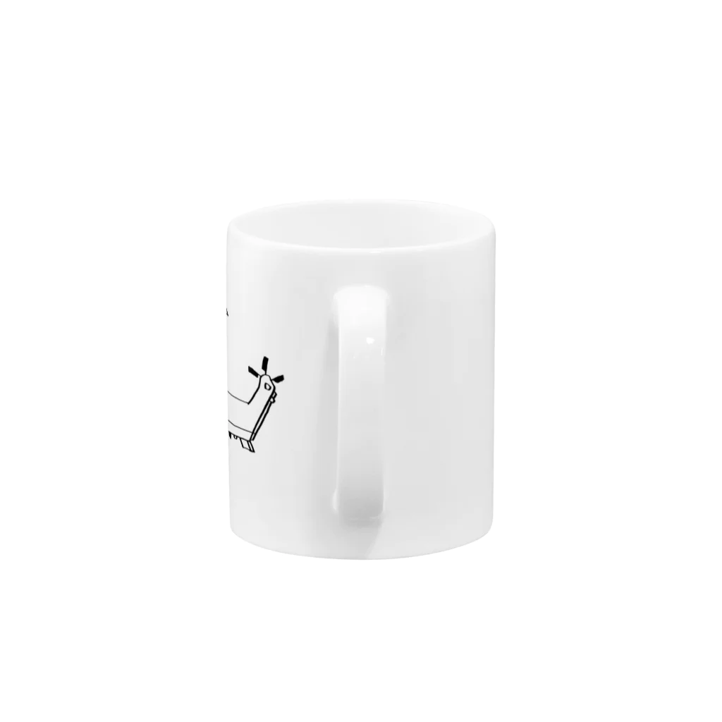 萩尾 麻衣のゆるへりメイ Mug :handle