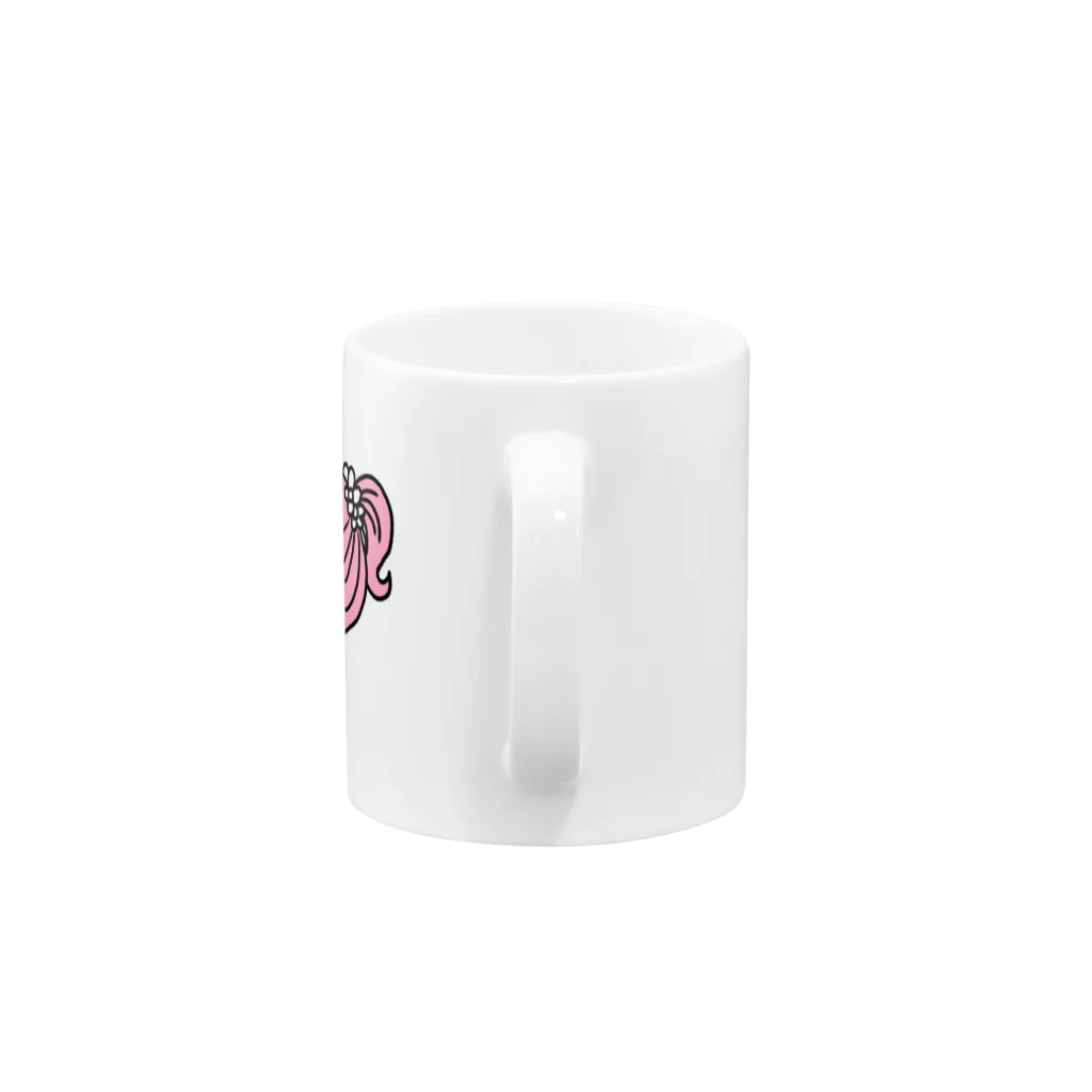 okazu092のポニーテールの女の子 Mug :handle