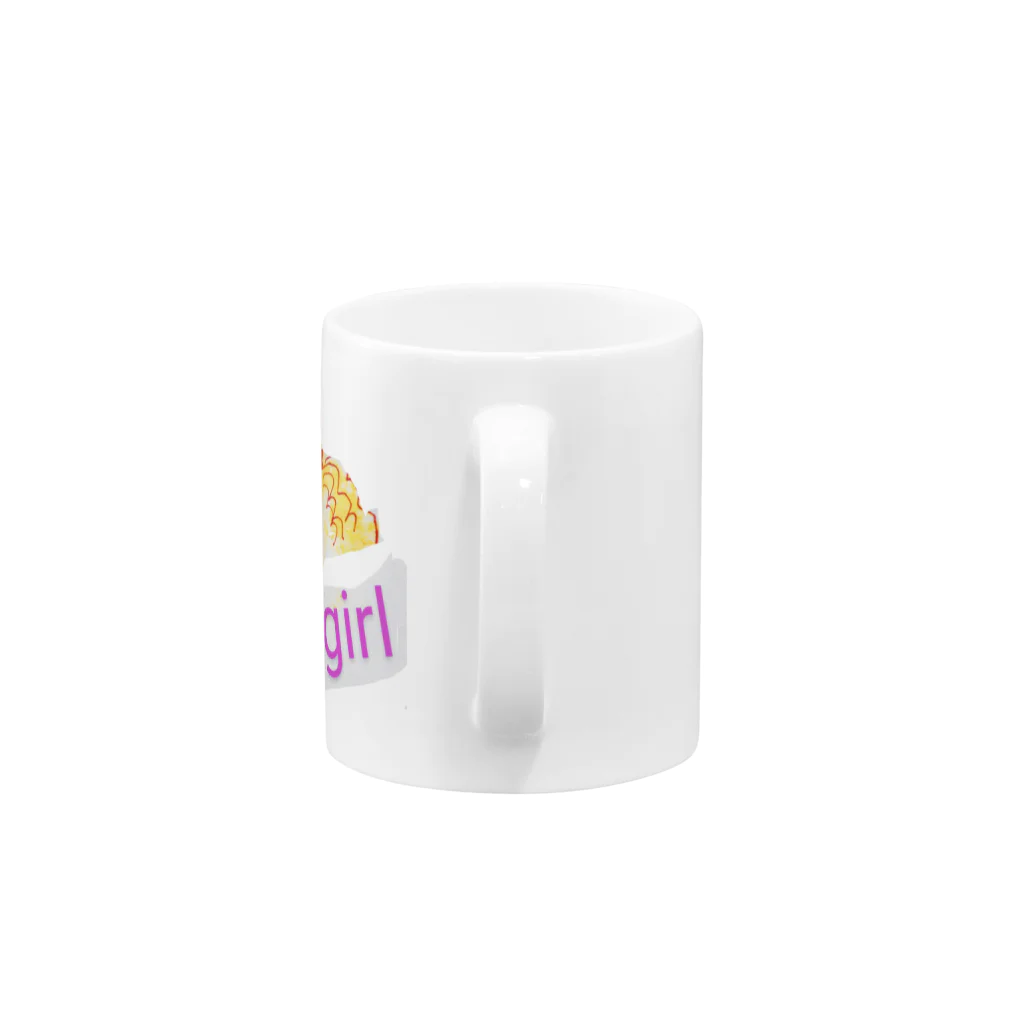 makemikaのhappy girl Mug :handle