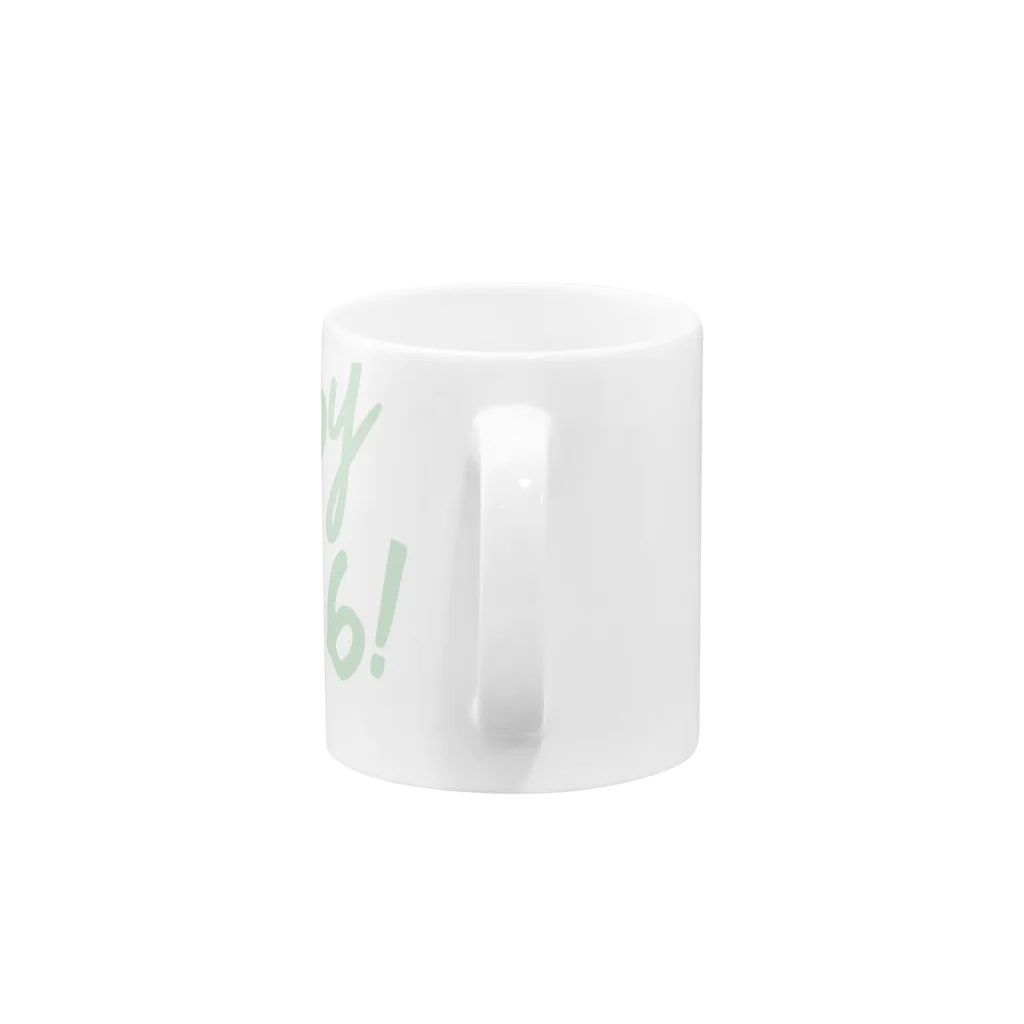 HAPPY 2016のHAPPY 2016正月 グッズ FRESH GREEN Mug :handle