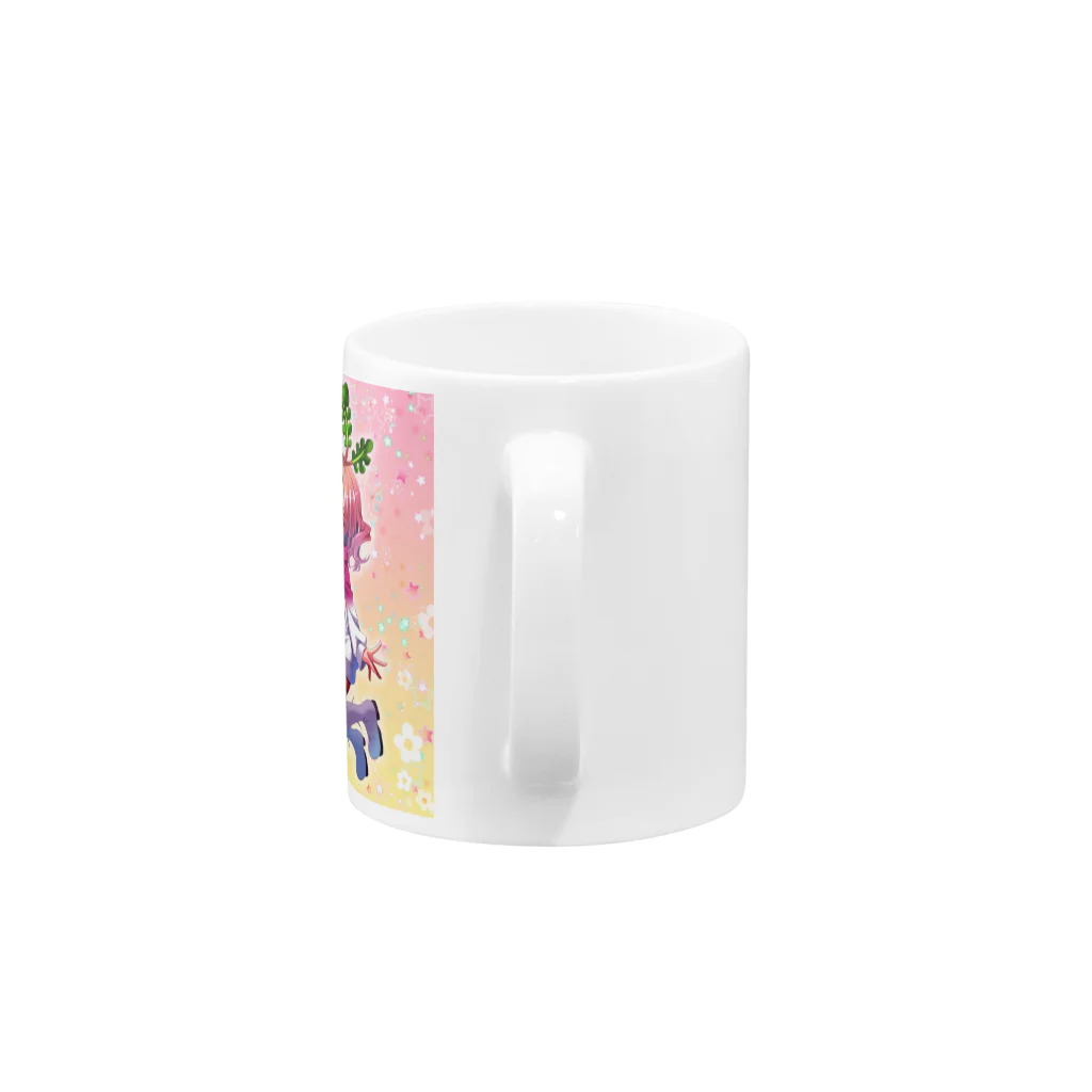 赤カブ放送局の赤カブちゃん Mug :handle