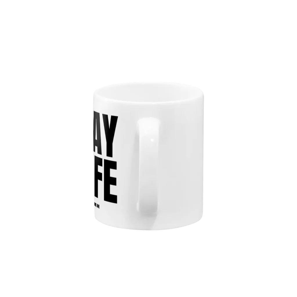 STAY SAFE IF YOU LOVE SOME ONEのSTAY SAFE IF YOU LOVE SOME ONE / フロントプリント Mug :handle