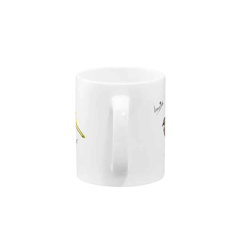 haico official itemの鳥マグカップ Mug :handle