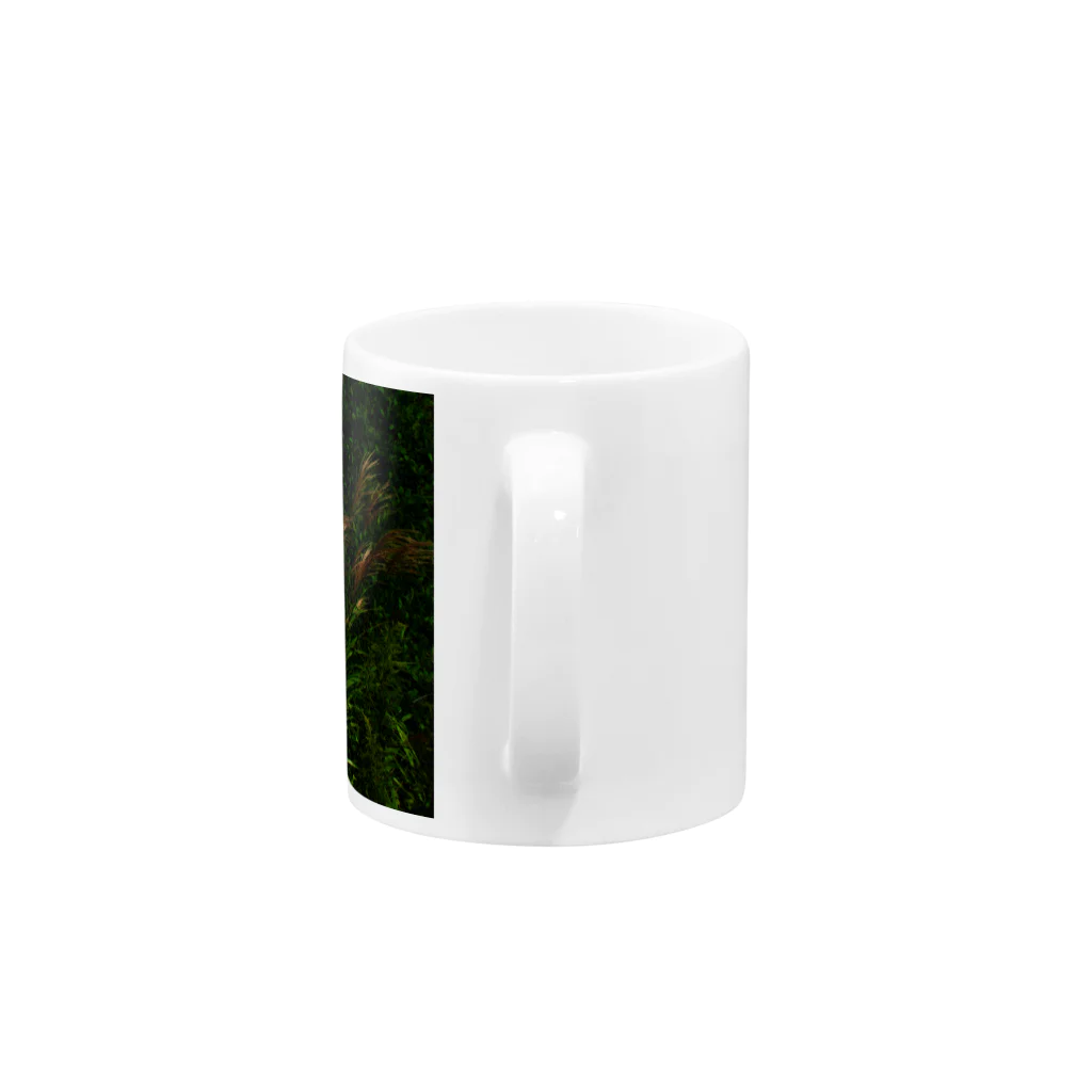 hiroki-naraのススキ　japanese pampas grass Mug :handle