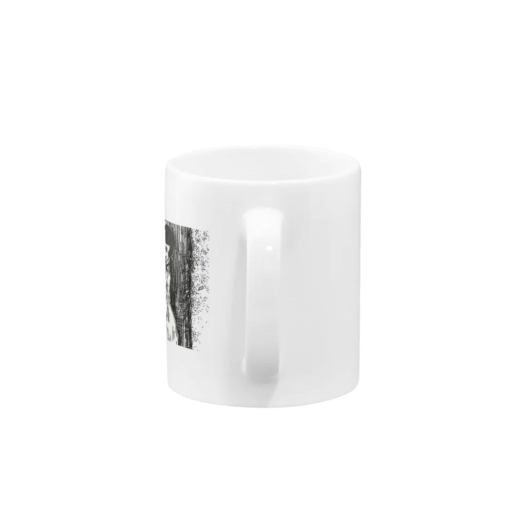 the_outsiders_store_の校庭で Mug :handle