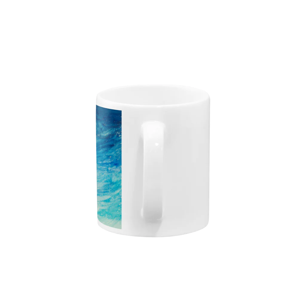 Chiaki✴︎のblue ocean Mug :handle