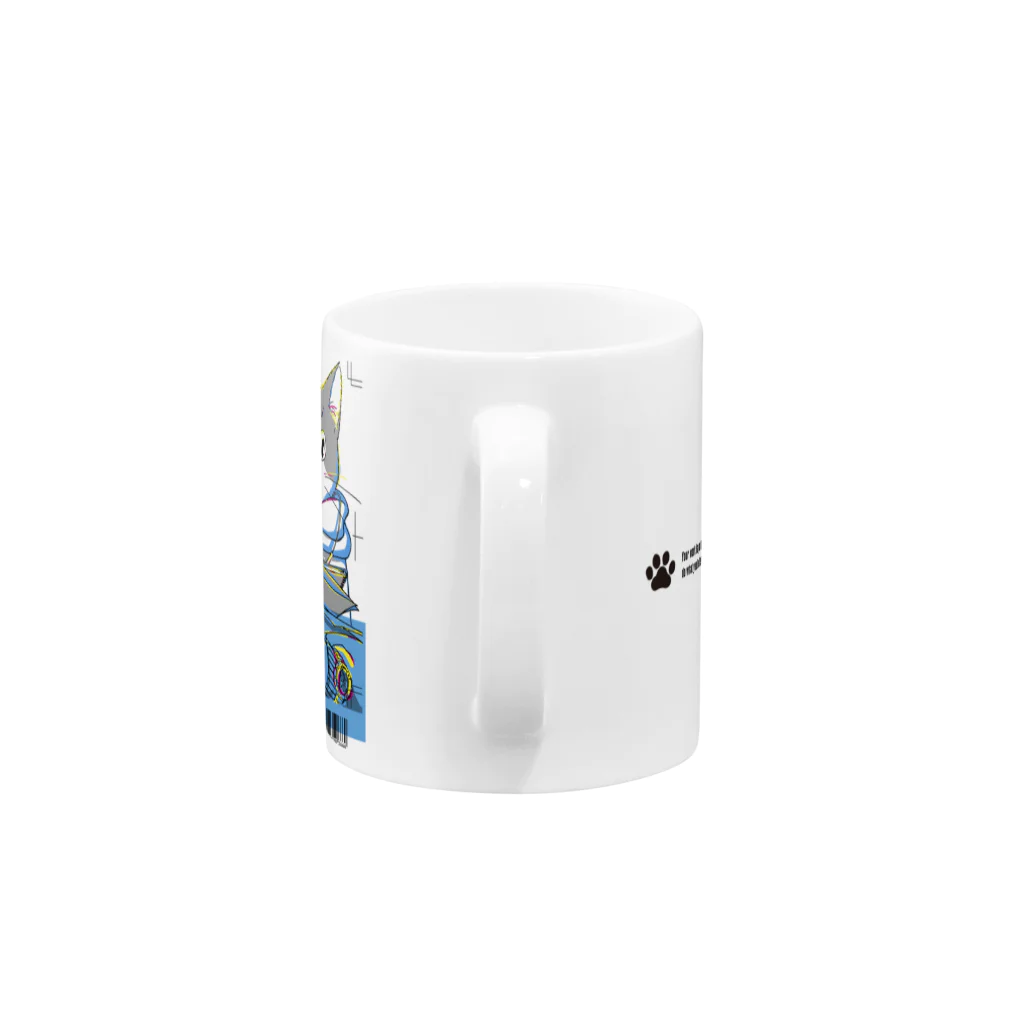 flip flapのDE no TAMA Mug :handle