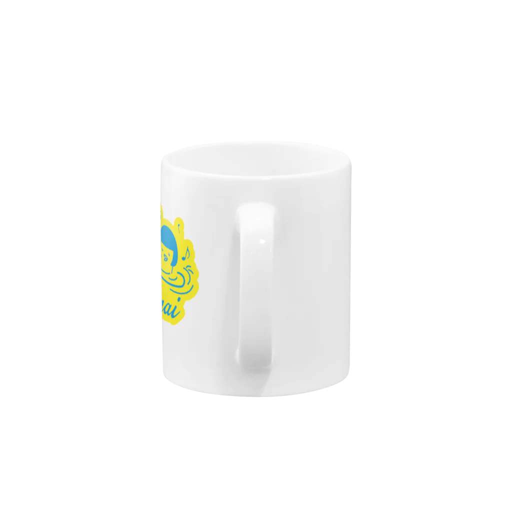 つがいのバードウォッチング倶楽部のつがいロゴグッズ Mug :handle