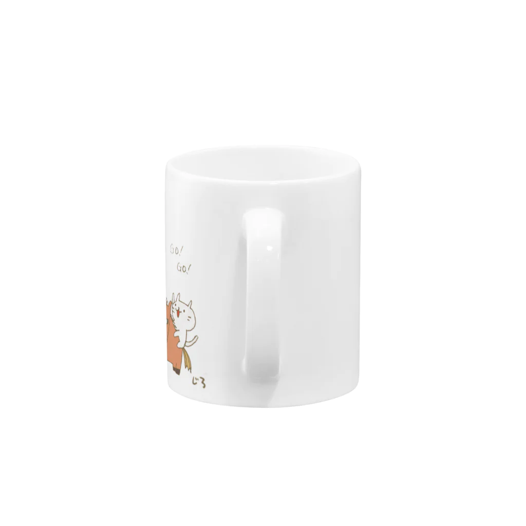 Hello Happy Catの遠足GO GO！ Mug :handle