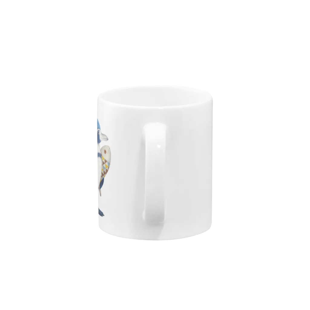 Rie Kawaiのペンギンのお気に入り Mug :handle