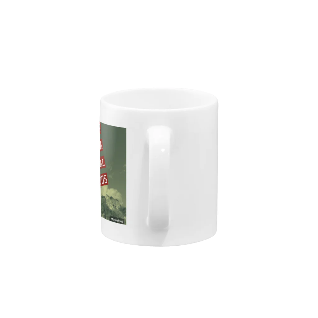 usagiの中之条霊山嵩山の道の駅のオリジナルグッズ Mug :handle