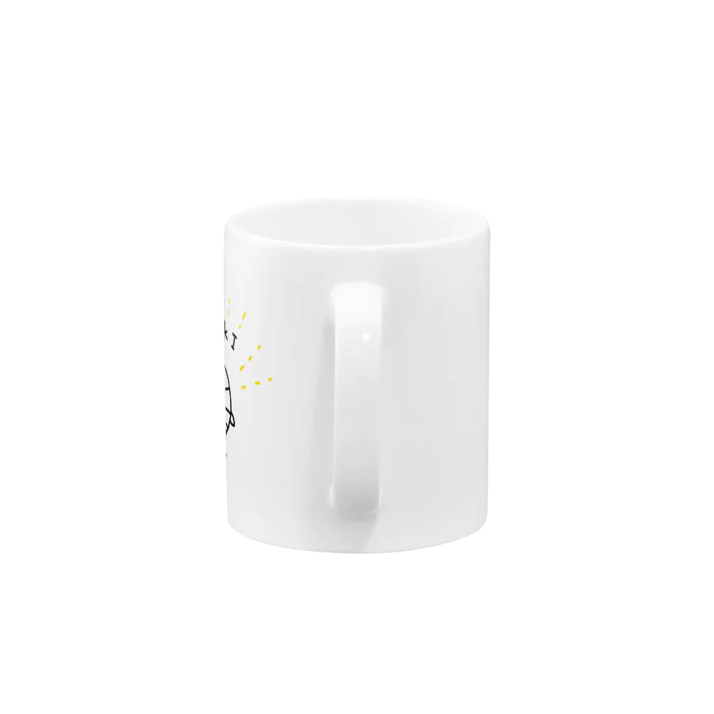 のろいぬのGENKIだいこん Mug :handle